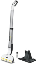 Karcher, Elektrischer Wischmopp EWM 2, kabelloser Bodenreiniger, Akkulaufzeit: ca. 20 min, mit 2 rotierenden Mikrofaserwalzen, Weiß