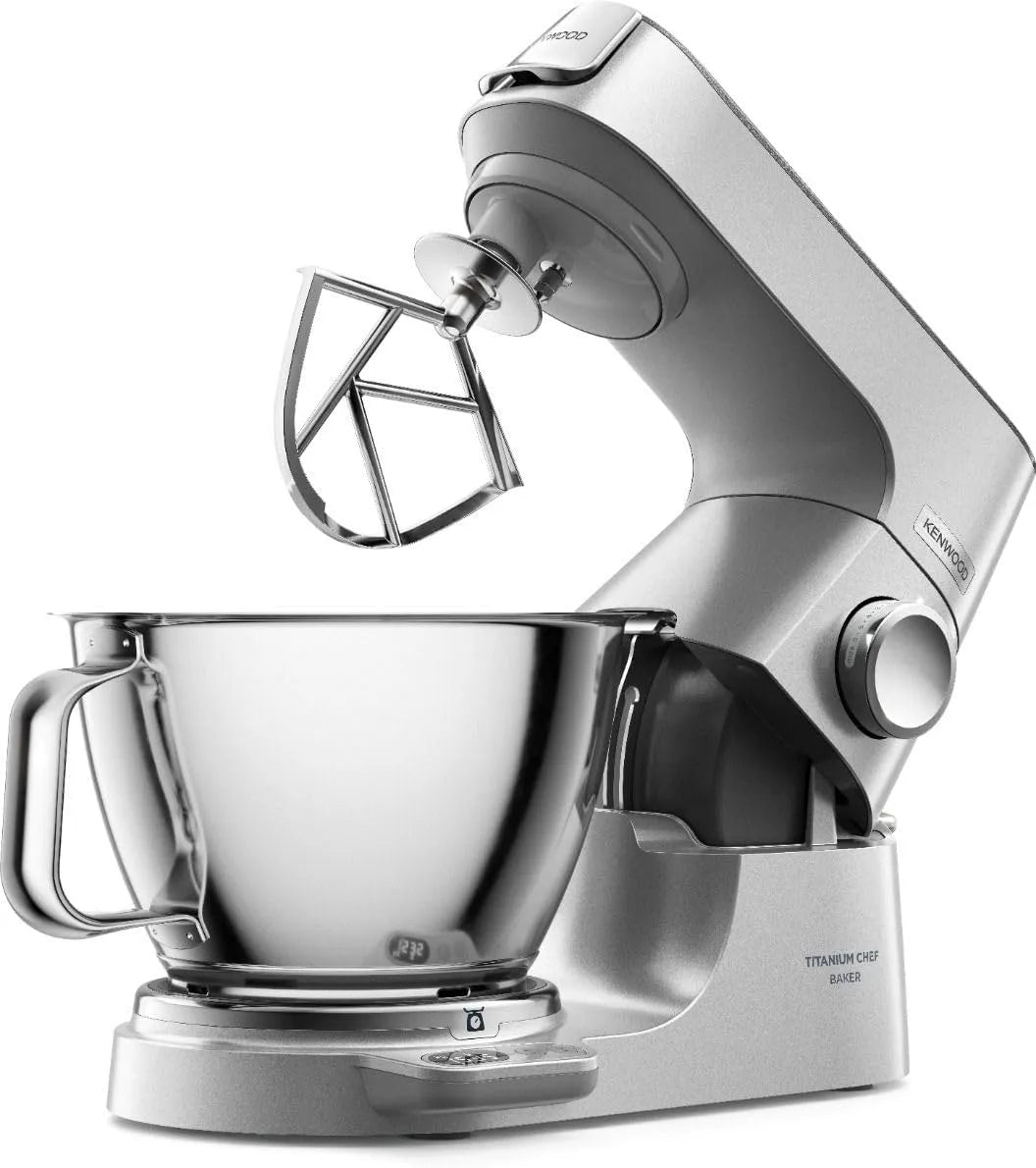 Kenwood Küchenmaschine KVL85.704SI, Fassungsvermögen 5L & 7L Schüsseln, Titanium Chef Baker XL, Mixer, Fleischwolf- und Mini-Zerkleinerer-Zubehör