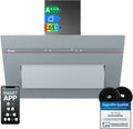 Dunstabzugshaube PLOOM8005G KKT KOLBE A+++, Smart WiFi App WLAN, Nachlaufautomatik, RGBW LED-Beleuchtung, 80 cm 782 cbm, SensorTouch