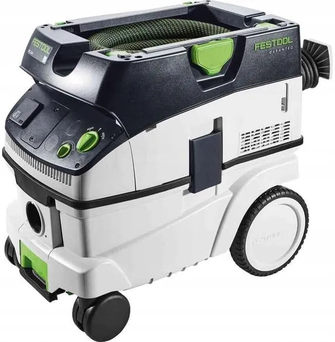 CLEANTEC CTL 26 E Festool Absaugmobil, Saugschlauch glatt Ø 27/32 x 3,5 m, mit Hauptfilter, SELFCLEAN Filtersack