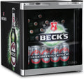 Kühlschrank, 51 cm Höhe, Fassungsvermögen 48 L Kühlteil, 98 kWh, CUBES Flaschenkühlschrank Becks, Jahr