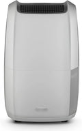 De'Longhi Luftentfeuchter DDSX220, Fassungsvermögen 20L, Wäschetrockner, Tag Feuchtigkeitsentzug, Geringe Geräuschentwicklung, Weiß, 20L/Tag, Timer
