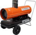 Modell Heizkanone VULCANO 8000 IPX4 RURIS Diesel, Heizkanone 20 kW, mobile Industrieleizung, 600 m³/h, 68 240 BTU, Fassungsvermögen 24 L Tank