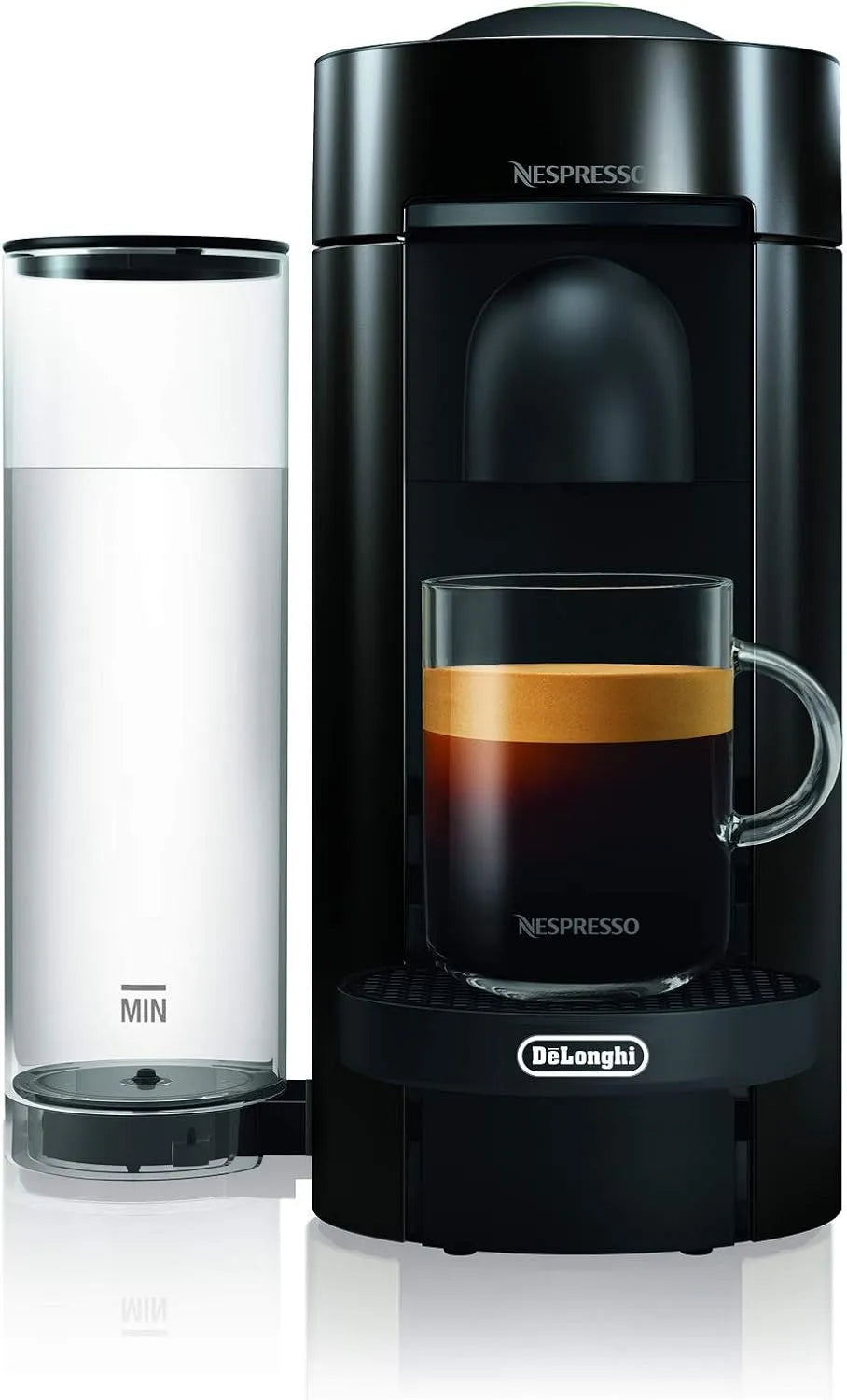 Nespresso De'Longhi Espressomaschine ENV150B, Fassungsvermögen 1,1 Liter, Vertuo von, Farbe Ink Black, in Schwarz