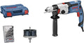 Bosch Modell, Professional Schlagbohrmaschine -2, 1.100 Watt GSB 24 060119C802, max. Drehmoment: 40/14,5 Nm, in L-Case, inklusive. Zubehörset