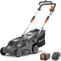 Husqvarna Rasenmäher LC34-P4A, Fassungsvermögen 30 l Fangkorb, für 500 m² Rasenfläche I Elektro, Akku Aspire inklusive. Akku 18V und Ladegerät