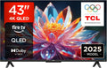 Modell 43 Zoll QLED Fernseher HDR10 43T6C HDR10+ TCL, Google Cast & AirPlay 2, 4K UHD Fire TV, Dolby Vision & Atmos