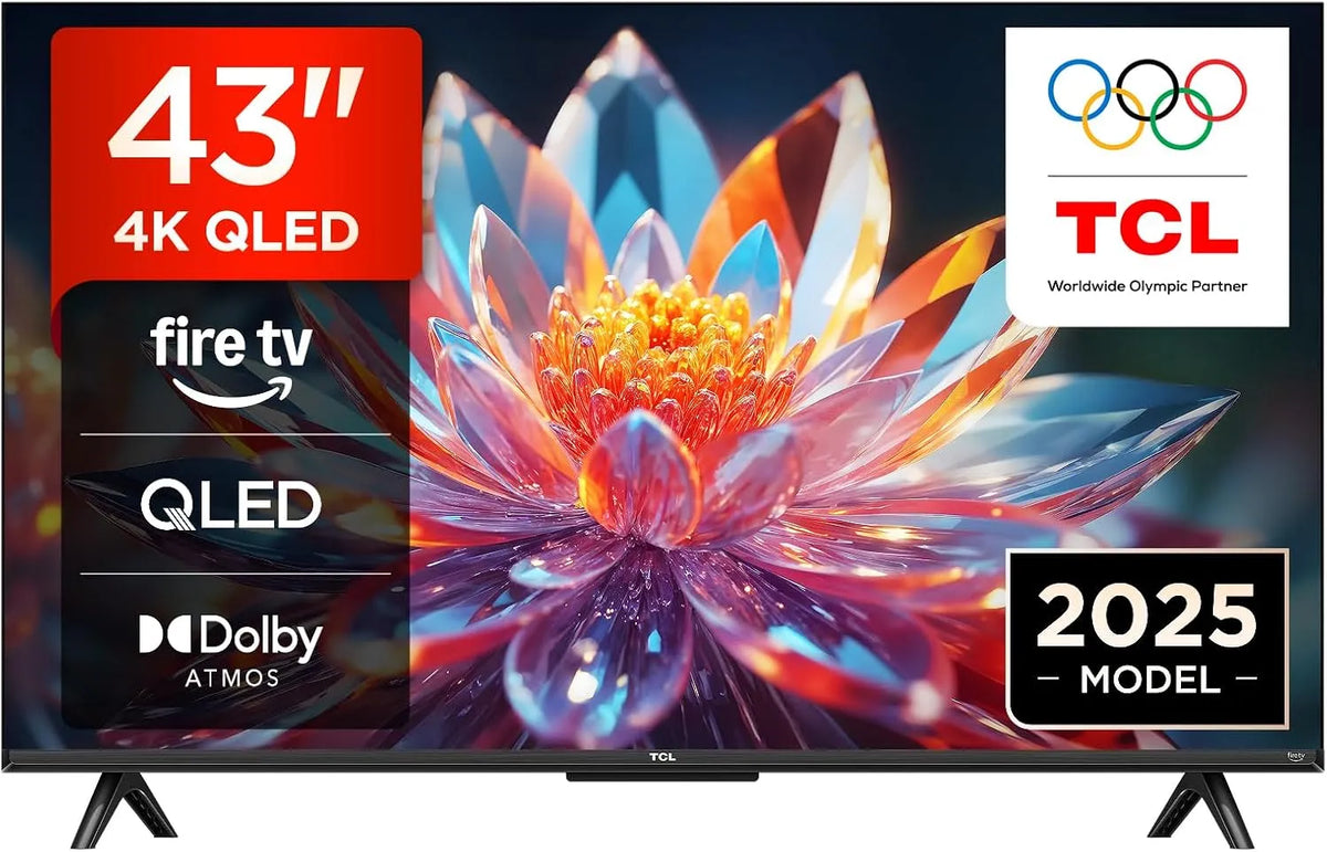 Modell 43 Zoll QLED Fernseher HDR10 43T6C HDR10+ TCL, Google Cast & AirPlay 2, 4K UHD Fire TV, Dolby Vision & Atmos