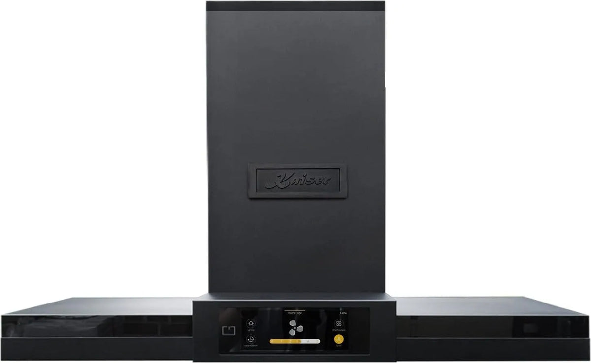 Dunstabzugshaube AT 9342 1100 Kaiser LaPerle Noir, Breite 90 cm, m3/h, TFT Display, A++. Wandhaube, Umluftbetrieb oder Abluftbetrieb, Kaminhaube