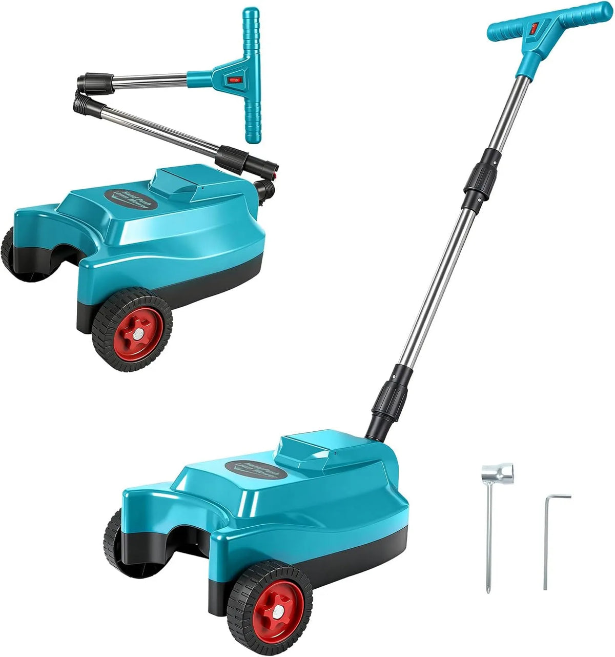 Makita Rasenmäher, Akku für 18V Batterie,23 cm Schnittbreite,3 Einstellbare Schnitthöhe, Brushless Akkumäher geeignet für Flächen bis zu 50 m²