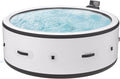 Pool, Maße 206 x 206 x 71cm, Aufblasbarer Badewannen mit Sprudelfunktion, PureSpa Massage-Hottub, beruhigenden Luftdüsen, LED-Lichtern, weiß