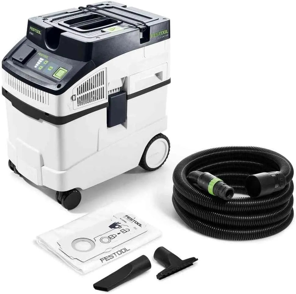 Modell CLEANTEC CT 25 E Filtersack5 Festool Absaugmobil, mit Hauptfilter, Saugschlauch, SELFCLEAN, Fugendüse, Polsterdüse
