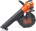 Black+Decker Laubbläser 45-Liter-Auffangbeutel 5-Ah-Lithiumbatterie BCBLV3625L1-QW, Spannung 36V kabellos -Staubsauger und Laubhäcksler, mit und 2