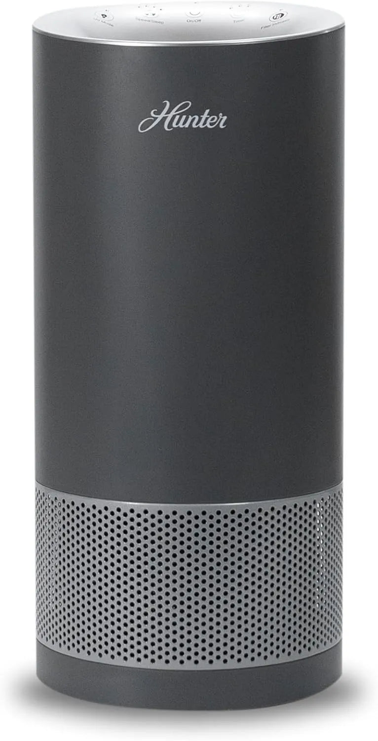 Luftreiniger HP450UV, Farbe Grau, Hunter Fan Company True HEPA UVC Light Technology