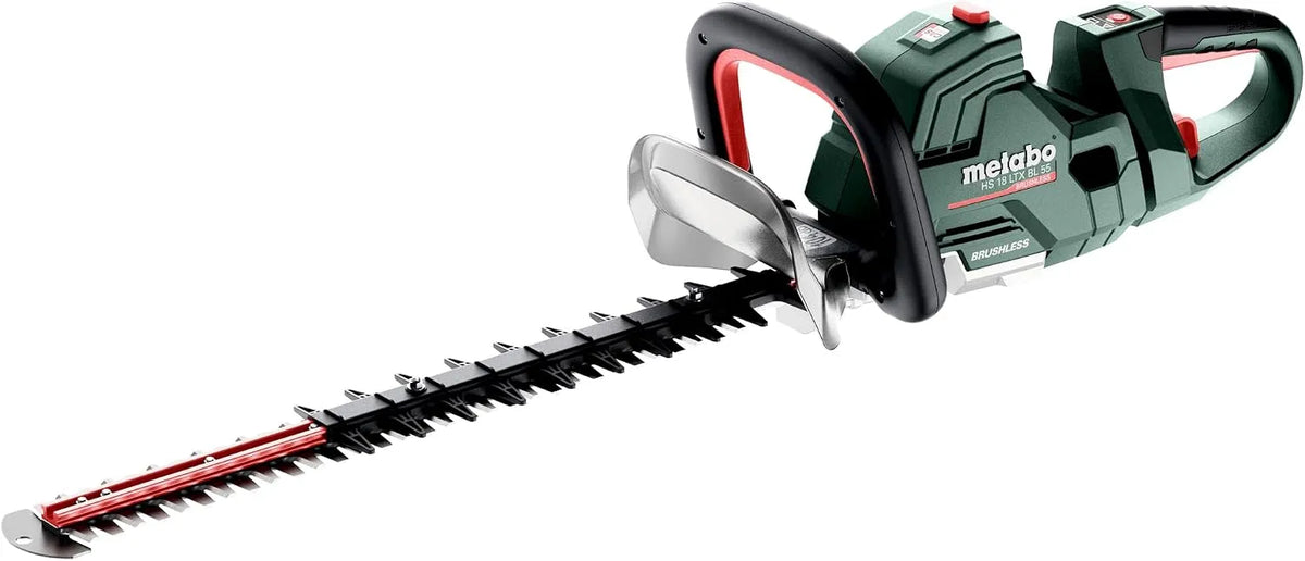 Metabo Heckenschere HS 18 LTX BL 55 601722850, Spannung 18 V– Elektrische Hecken- und Strauchschere mit Brushless-Motor, Akku