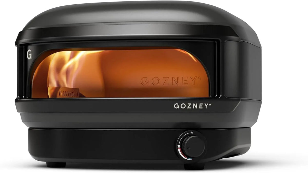 Lite Outdoor-Pizzaofen Gozney Arc, erhitzt bis zu 250 °C, Propangas-Pizzaofen, Off Black, kocht 30,5 cm Pizza in 60 Sekunden