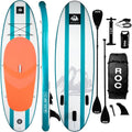 Stand Up Paddle Boards mit SUP Paddle Board Zubehör Roc Aufblasbare, Breit Stabiles Design, Rutschfestes Comfort Deck für Jugendliche & Erwachsene