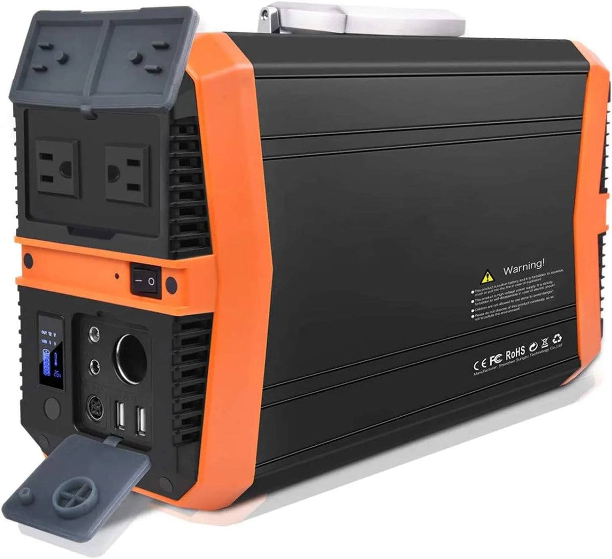 524Wh Power Station 500W Solargenerator Reiner Sinus-Wechselrichter Lithium Akku