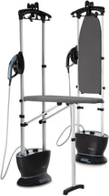 Dampfglätter, 2-in-1 mit Bügeltisch, 4 bar, All-in-One Gerät 2400W, 50 g, min, Vertikales & Horizontales Glätten für Kleidung und Heimtextilien