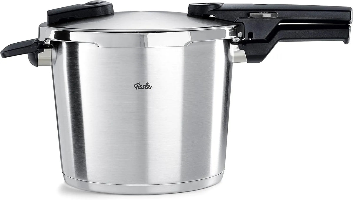 Fissler Vitaquick, Fassungsvermögen 6 L, Ø 22 cm, 2-Garstufen, Schnellkochtopf, Edelstahl-Dampfkochtopf, Made in Germany, Induktion