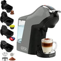 Nespresso Kaffeemaschine EM-308B, 5-in-1 Kapselkaffeemaschine 19 Bar, 44mm, Fassungsvermögen 1L Wassertank, 3 Temperaturen, 7 Wassermengen, ESE Pads