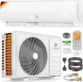 Kesser Klimaanlage, Split Set Quick Connect 9000 BTU 2,6 kW, mit Kupferleitung Kältemittel R32 inklusive. Montagematerial, Modell R32