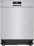 Midea Geschirrspüler MDWEU1435XSS-W 0-24h, Spülmaschine 60 cm Teilintegrierbar mit WIFI, 14 Maßgedecke, 7 Betriebsprogramme, 47dB, Unterbau, Inox