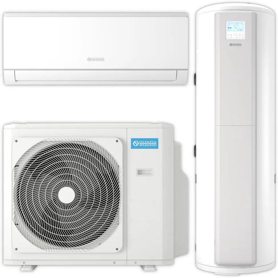 Klimaanlage OLIMPIA SPLENDID Split, Nexya All-In-One 2,6kW, Set, Warmwasser