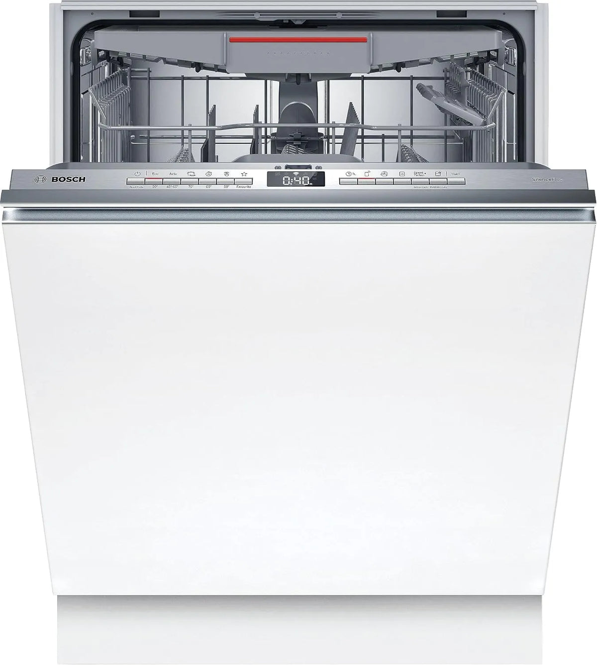 Bosch Geschirrspüler SMV4EVX00E, Serie 4 Einbau, Silence Plus 44 dB, Breite 60 cm, 14 Gedecke, metallic Kopfband