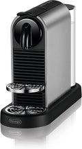 Nespresso De'Longhi Kaffeemaschine EN220.T, Leistung 1260 W, CitiZ Platinum, Titan, 19 bar, 4 Tassengrößen, Kapsel
