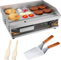 Grill, Kommerzieller Grillplatte Elektrisch 3000W, 54cm Elektrogrill Gerillt