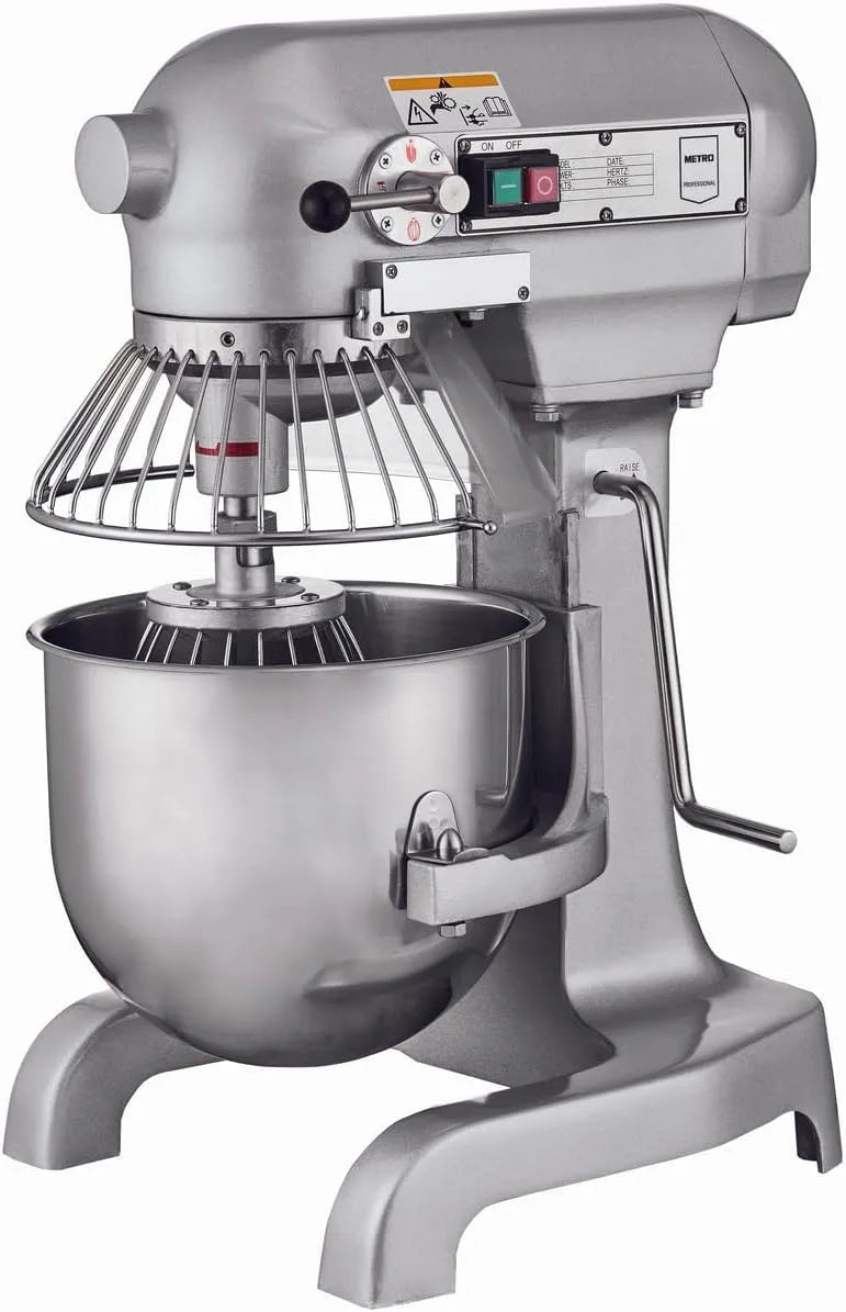 Modell Planetenrührmaschine GPM1010 550W-230V METRO Professional, Fassungsvermögen 10 L, 3 Geschwindigkeitsstufen, Edelstahl, Maße 46 x 39 x 61 cm