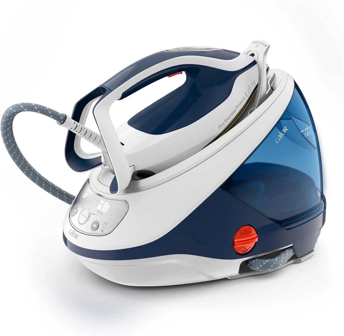 Modell GV9223C0 CALOR, 5,8 bar, Wassertank 1,8 L, Dauerdampf 130g, Central Steam PRO EXPRESS PROTECT, min