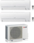 Klimaanlage 12000 MSZ-HR25 HR35VF Dual Split, + 9000 BTU, A+ + + MXZ-2HA50VF, Inverter, Energieklasse A++
