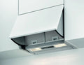 AEG Dunstabzugshaube DEB2631S, max. 67 dB, max. 266 m³/h, Breite 60cm, min. 62, Einbau, Abluft oder Umluft, Farbe Grau