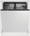 Beko Modell Türfeder, 14 Maßgedecke BDIN16420, Verschiebbarer ckkorb, Vollintegrierte Geschirrspülmaschine, Selbstjustierende Türfeder