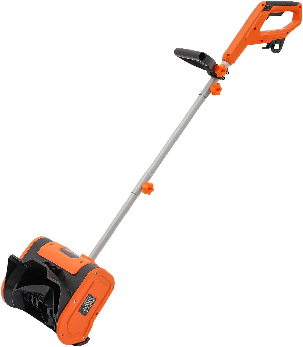 Schneefräse, Max. 15cm Schneehöhe, Elektrischer Schneeschieber 3500rpm, für Garten, Leistung 1800W 220V, Schneeschaufel mit Kabel 32cm Arbeitsbreite