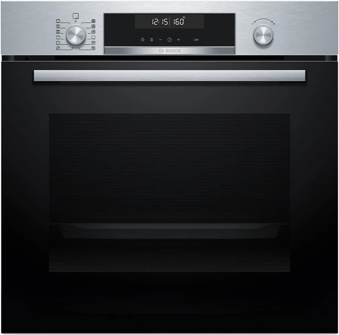Bosch Backofen HBG578BS3 3D-Heißluft, Air Fry Funktion, Automatikprogramme, Soft Close, Edelstahl, Serie 6, Einbau 60 x 60cm, Pyrolyse-Selbstreinigung