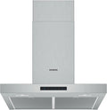Siemens Dunstabzugshaube LC66BBM50 iQ300, Breite 60 cm, Wandhaube, LED-Beleuchtung, Extrem leise, Elektronische Steuerung, Metall-Fettfilter
