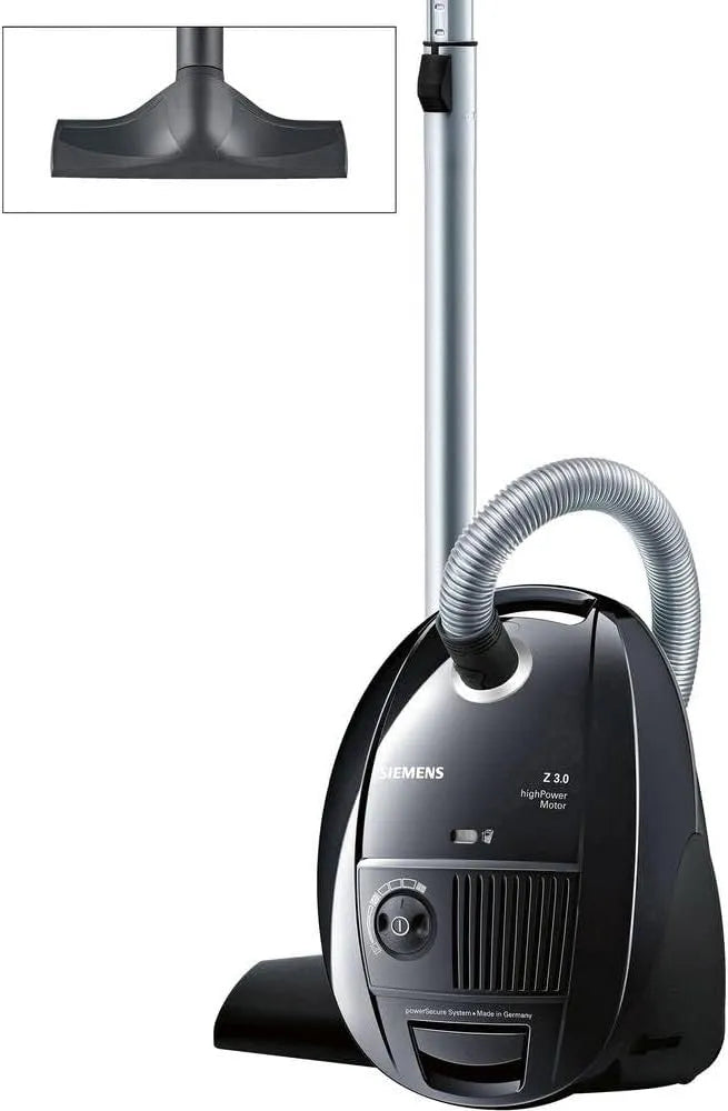 Siemens Staubsauger VSZ3B212, mit Beutel Z 3.0, Bodenstaubsauger, Leistung 600 W, Hygiene-Filter, Bodendüse für Parkett, Teppich, Fliesen