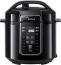 Midea Elektrischer Schnellkochtopf 6L, 9-in-1 Multikocher mit 14 Funktionen, Fassungsvermögen 6L, Joghurtbereiter, Reiskocher, Slow Cooker, Sous Vide