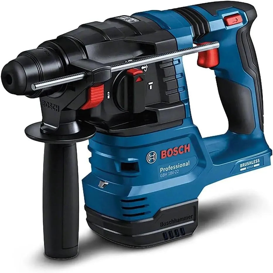 Bosch Modell Spannung, Professional 18V System Akku Bohrhammer GBH 18V-22, KickBack Control und Vibration Control, ohne Akku, Ladegerät