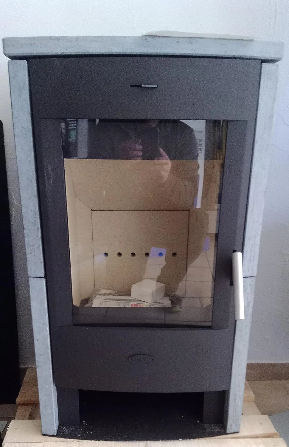 Kaminofen Fireplace, Brasil 6KW in Schwarz