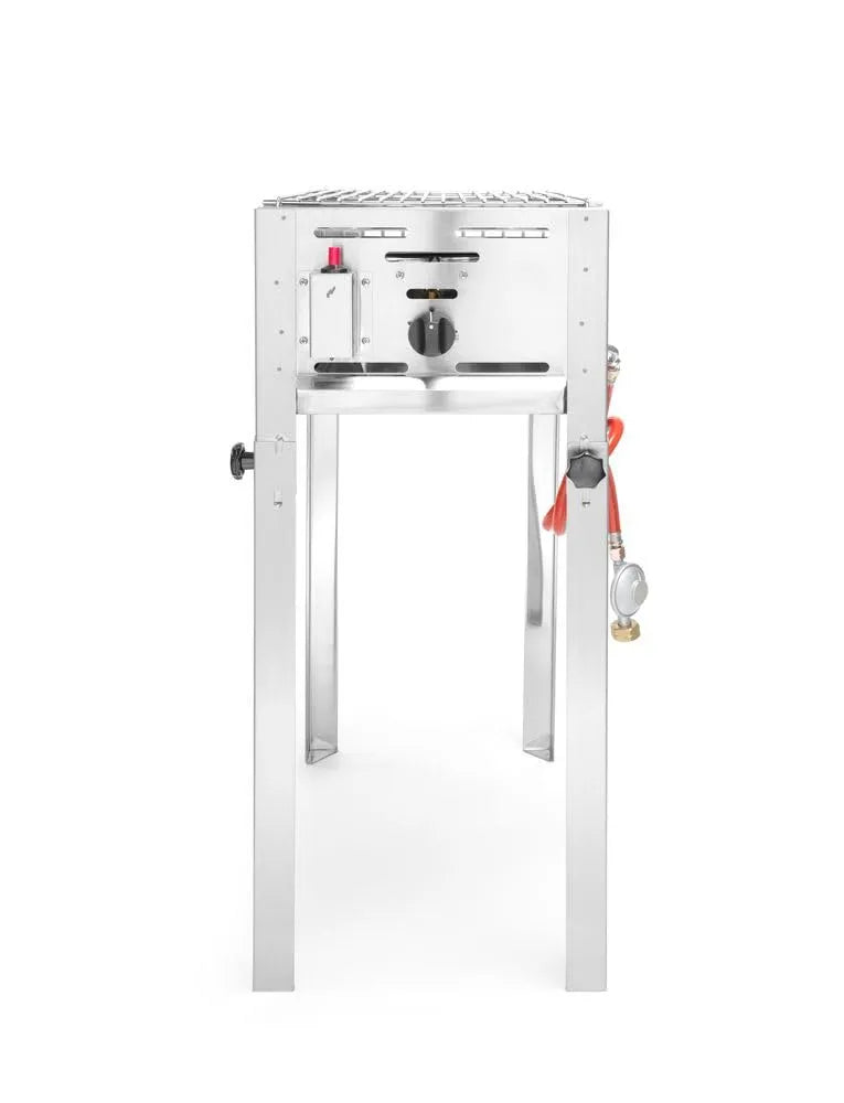 Hendi Grill 340x540x, 840mm, Master mini, nur für Verwendung im Aussenbereich, Propan, Hs, Leistung 5kW, Edelstahl 18/0, Elektronisches Zündgerät