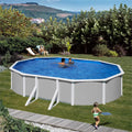Paradies Pool, Gre Giant oval 300x500x132cm, Menge: 1 Stück, Poolplane in blau 0,4mm, Ø x H, Komplettset, Handlauf extra breit, Swimmingpool