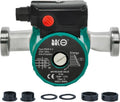 Umwälzpumpe Heizungspumpe RS 25/6-180 Zirkulationspumpe für Zentralheizung 220V BACOENG Edelstahl, 50 Hz, Spannung 220V