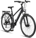 Fahrrad, 21 Gang-Schaltung, Damen und Herren, Crossbike, Licorne Bike Touring Trekking Bike in 28 Zoll Aluminium Scheibenbremse für Jungen, Mädchen