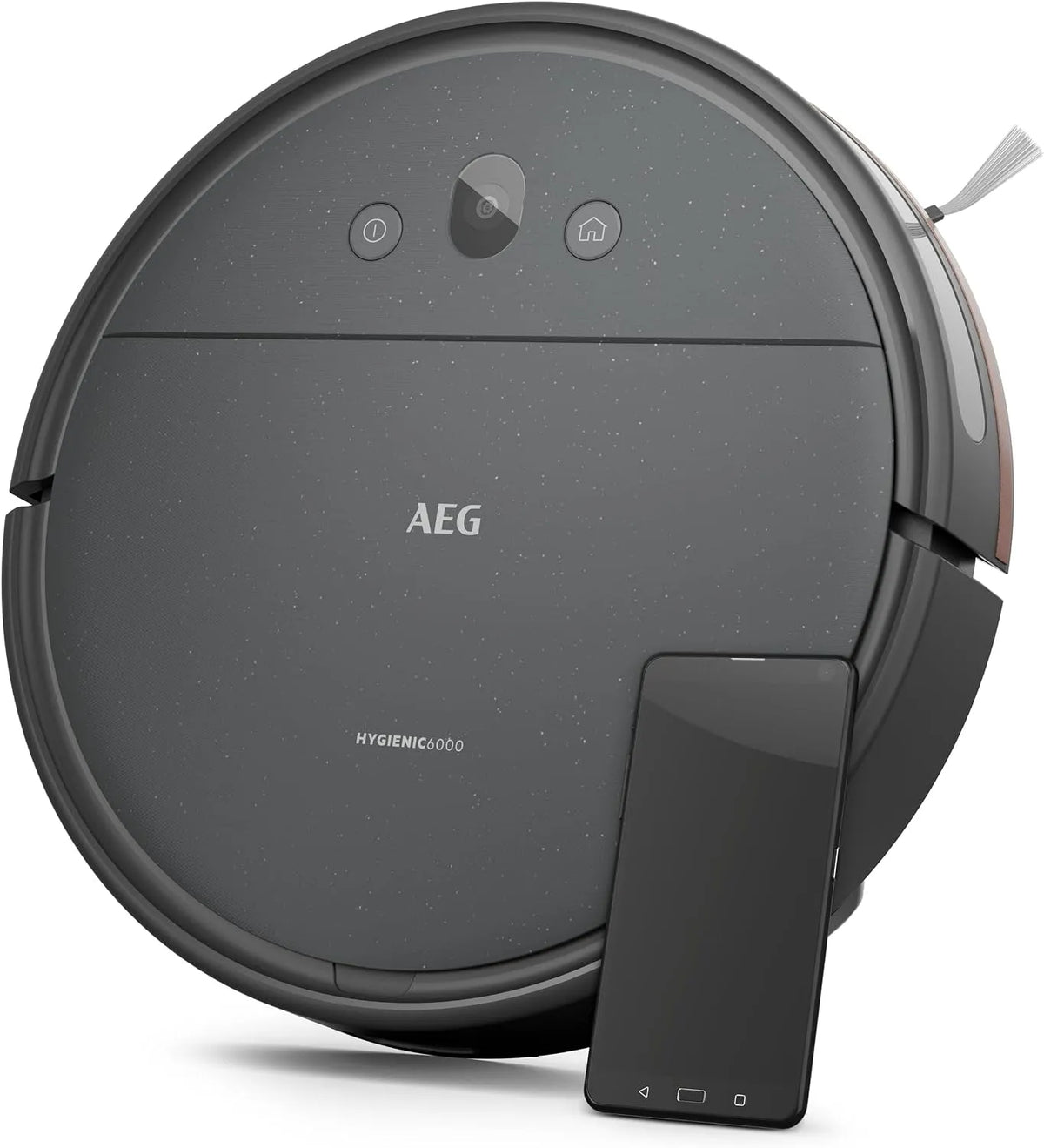 AEG Kamera AR61UW1DG, Wassertank 0,25 l, 2 motorisierte Bürsten, Gyroskop +, Android-App, Mops, Lithium-Akku 14,4 V, Laufzeit 120 min, iOS