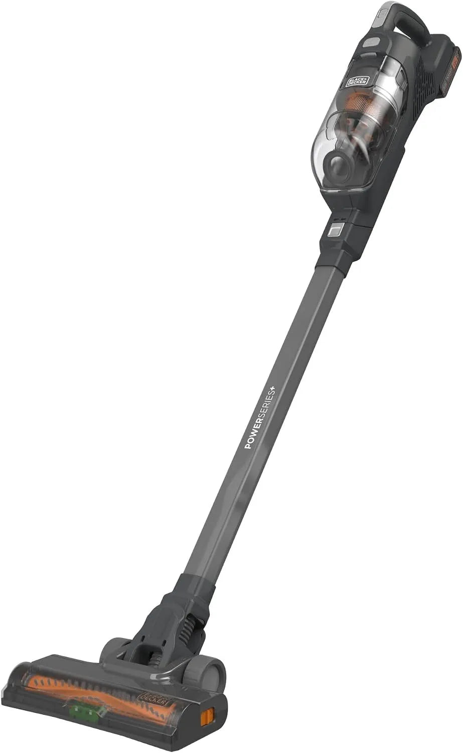 Black+Decker Staubsauger BHFEA18D1, 3-in-1 Akku-Stielsauger Powerseries+, 18V, 2 Saugstufen, Spannung 18V, kabellos, inklusive. Wandhalterung
