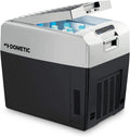 Kühlbox TCX 35, Fassungsvermögen 33 Liter, tragbar elektrische, Boot, Farbe Grau, 12/24 V und 230 V für Auto, DOMETIC Tropicool, LKW